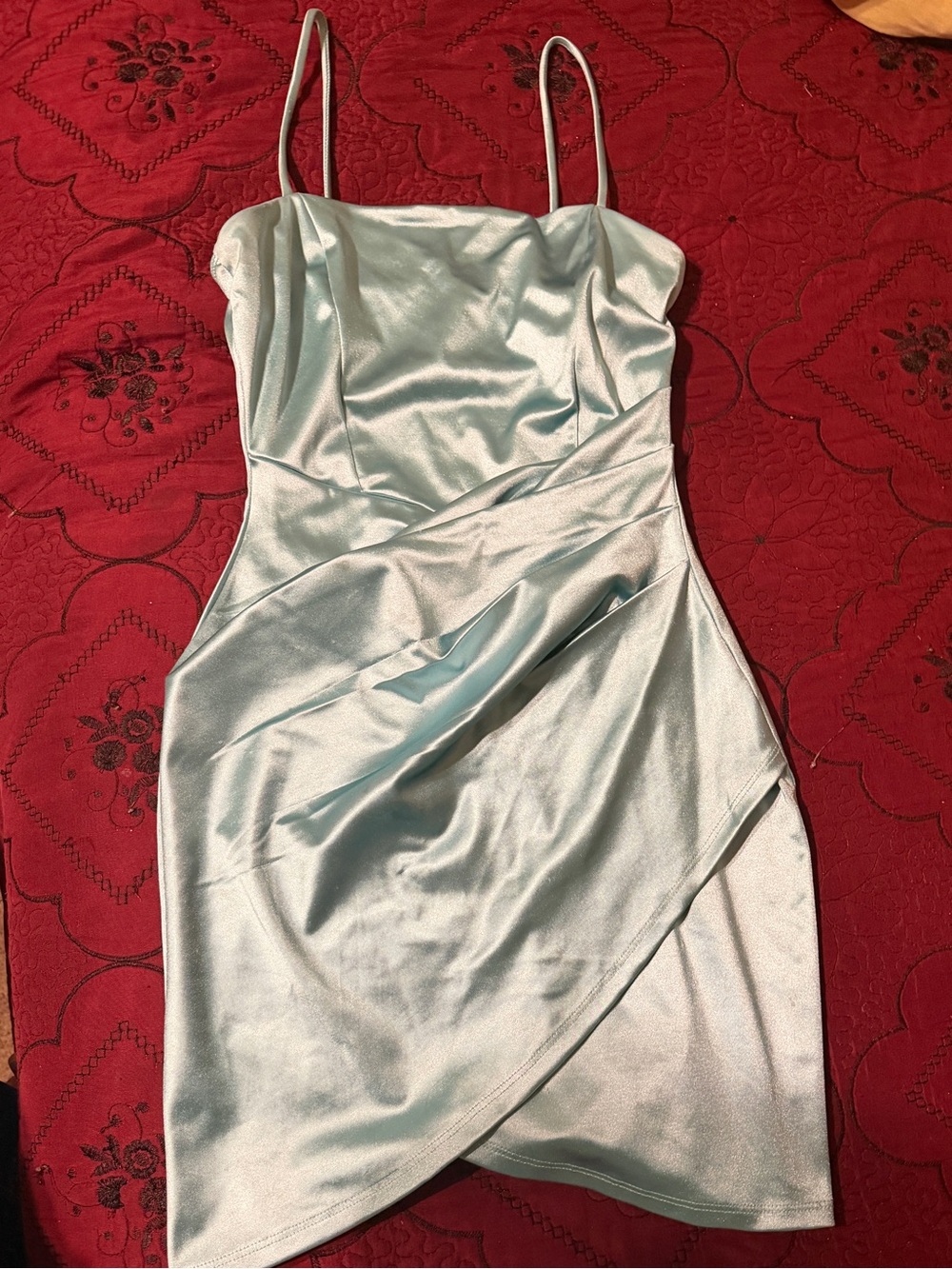 Teal Mini Dress
